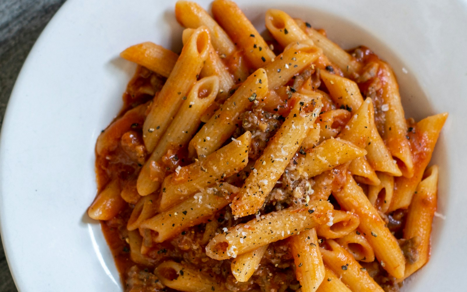Handmade pasta, made fresh every morning