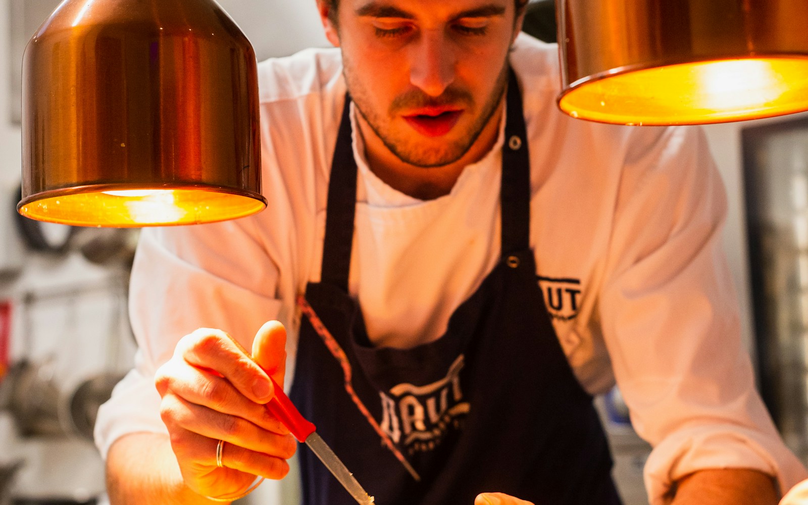 Chef Marco at work in the kitchen